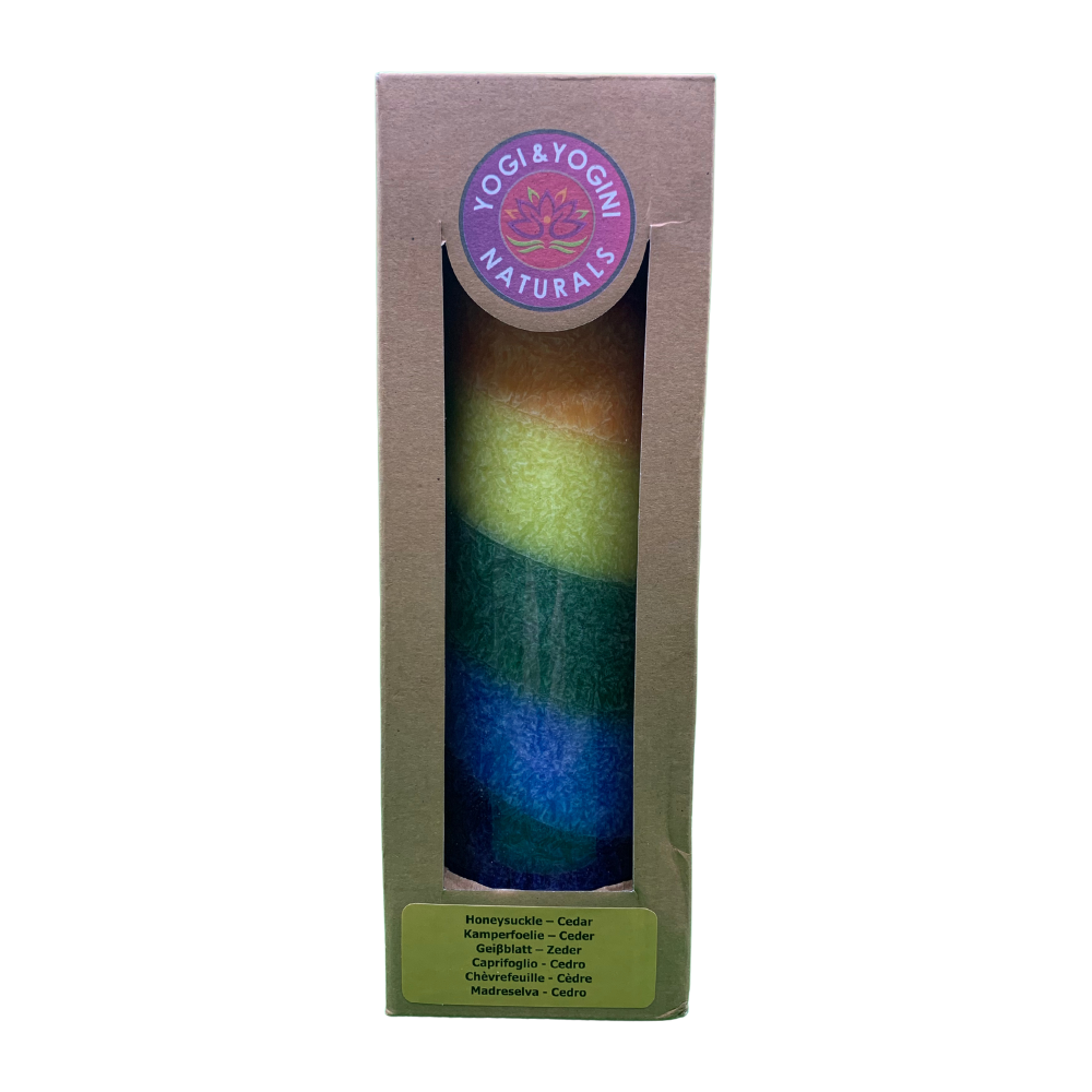 Scented Rainbow Chakra Candle (100 Hours)