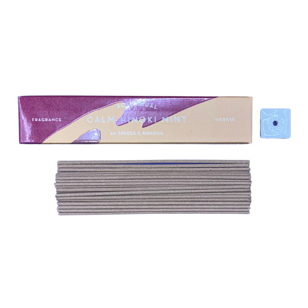 Scentsual Calm Hinoki Mint - Incense Sticks 30 - Minimal Smoke