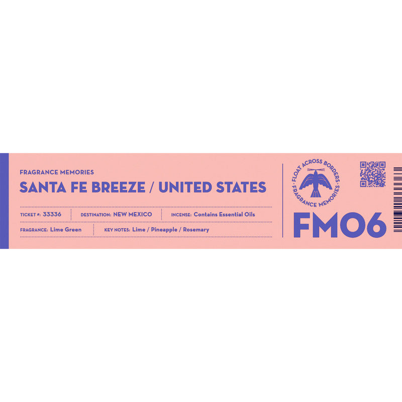 Fragrance Memories Incense Santa Fe Breeze - United States