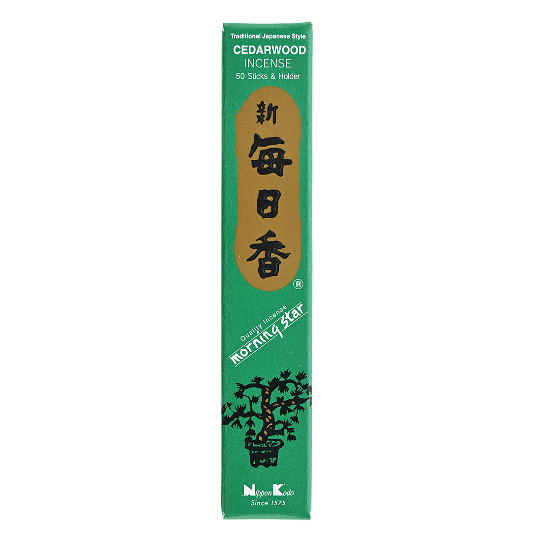 Morning Star Cedarwood Incense 50 Sticks Fresh Forest Scent for Relaxation Eco-Friendly Japanese Blend