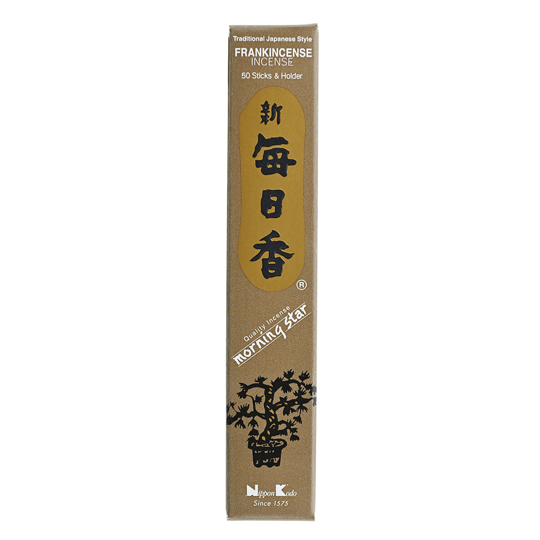 Morning Star Frankincense Incense 50 Sticks Resinous Sacred Aroma Ideal for Prayer, Focus and Mindfulness Practice