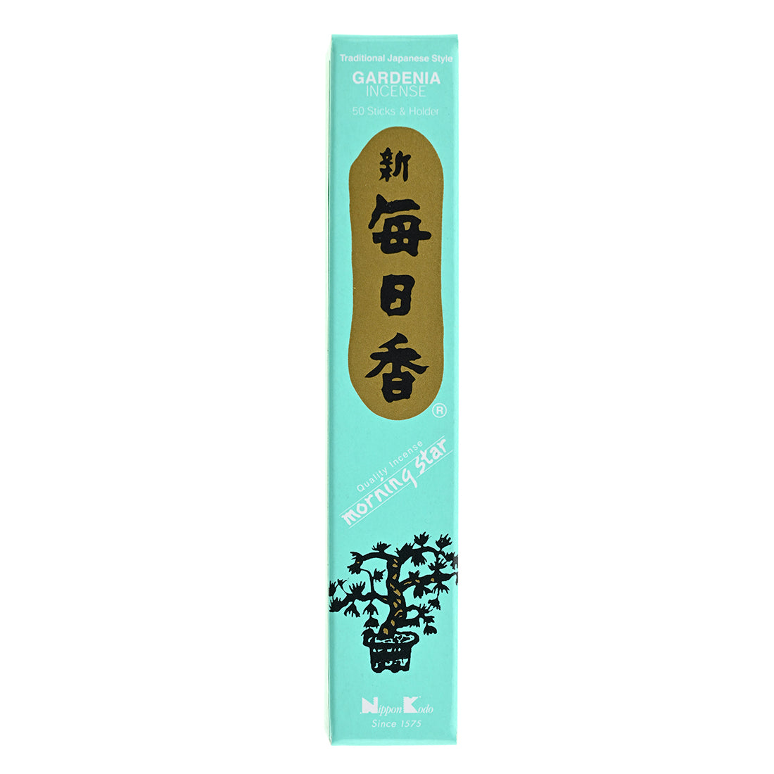 Morning Star Gardenia Incense 50 Sticks Sweet, Romantic White Floral Scent Ideal for Quiet Evenings
