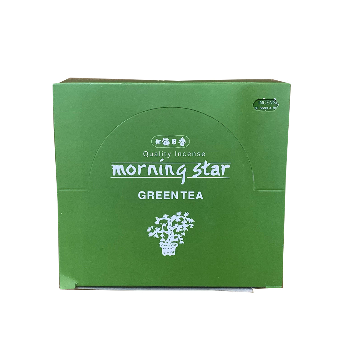 Morning Star Green Tea Incense 12 x 50 Stick Bulk Pack Eco-Friendly Green Tea Fragrance for Retail or Gifting