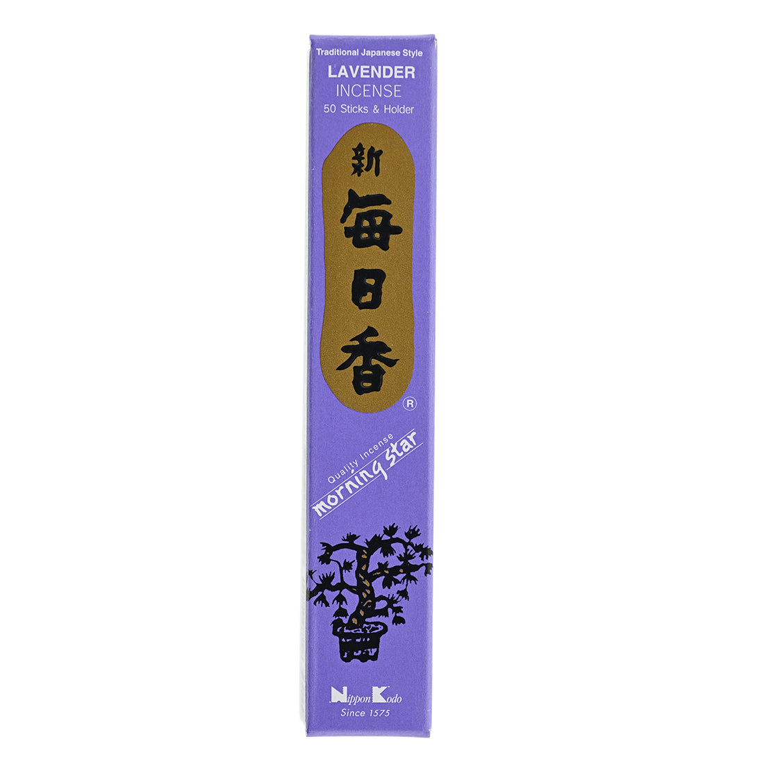Morning Star Lavender Incense 50 Sticks Classic Sleep and Stress Relief Fragrance Perfect for Bedrooms