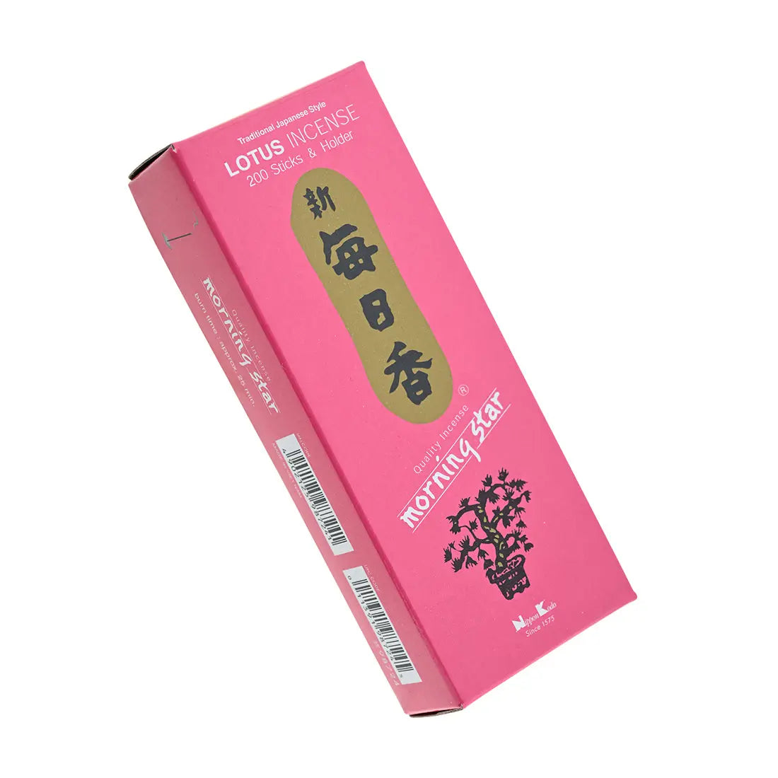 Morning Star Lotus Incense – Wholesale Box 12 x 50 Sticks – Delicate Japanese Lotus Fragrance – Perfect for Retail, Gifting or Practice