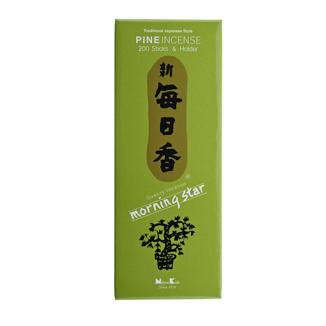 Morning Star Pine Incense 200 Stick Bundle Refreshing Green Pine Fragrance Ideal for Mornings
