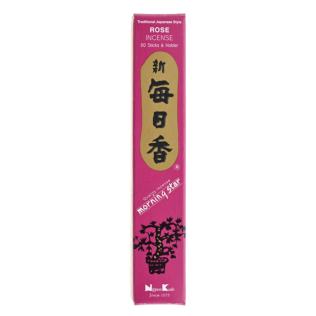 Morning Star Rose Incense 50 Sticks Classic Romantic Floral Perfect for Love, Devotion and Peace