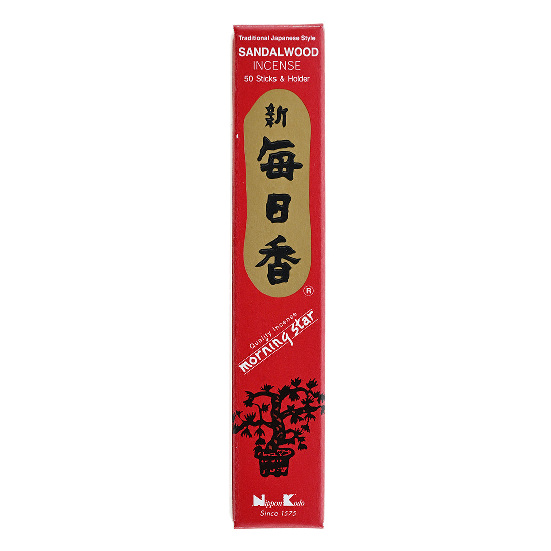 Morning Star Sandalwood Incense 50 Sticks Classic Grounding Wood Scent Great for Study or Calm