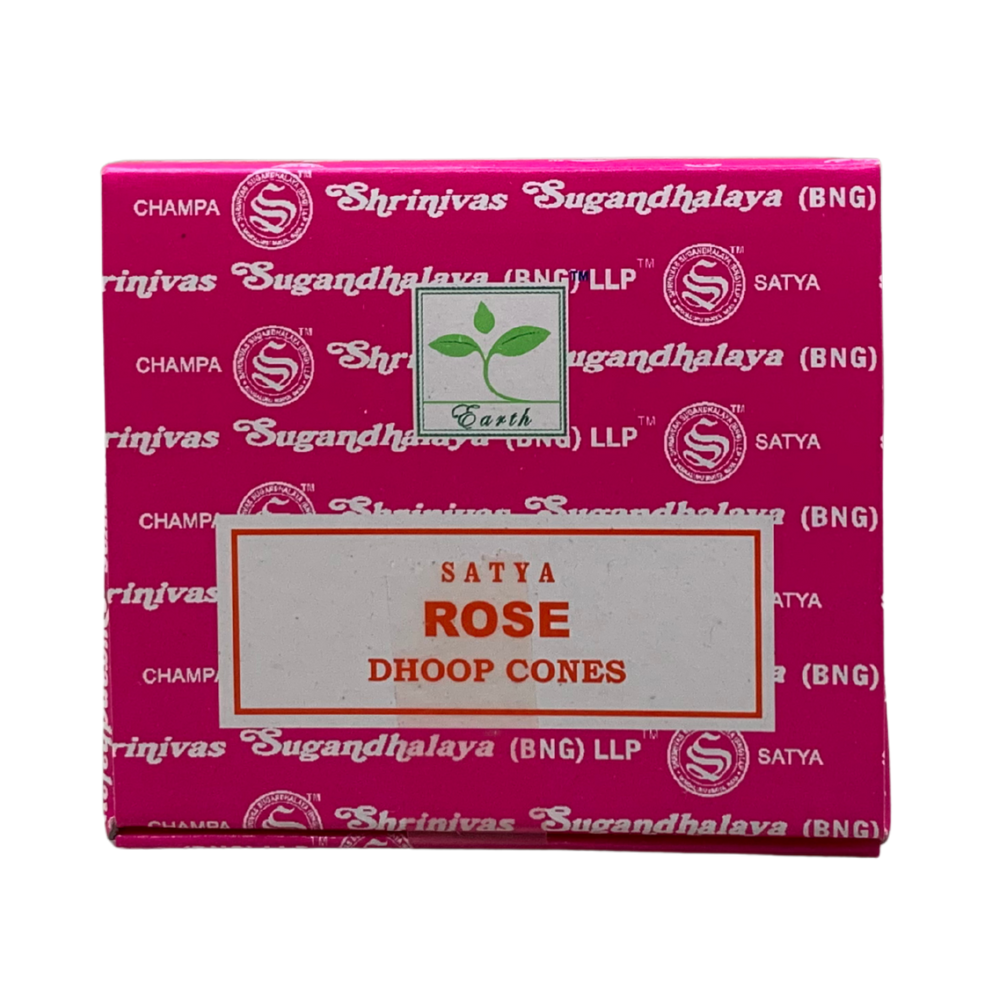 Satya Rose Dhoop Cones – Romantic Floral Calm