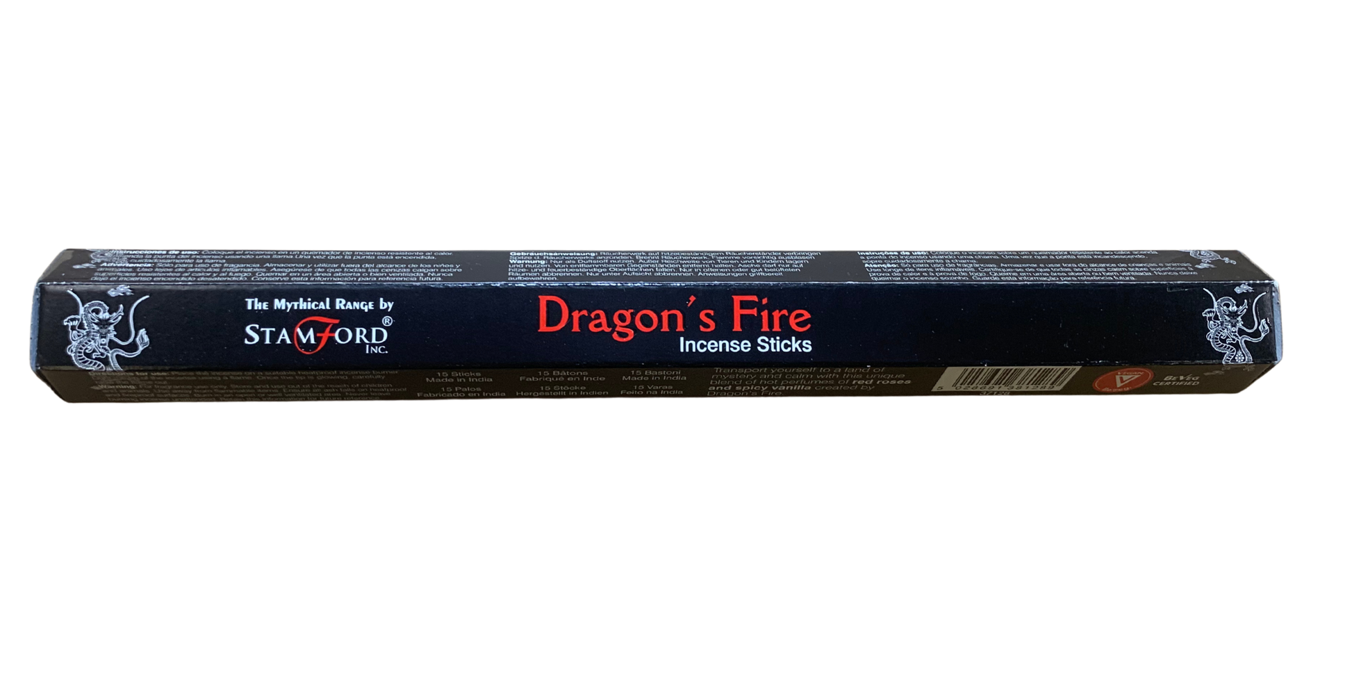 Stamford Dragon’s Fire Incense Sticks – bold resin and smoky amber fragrance
