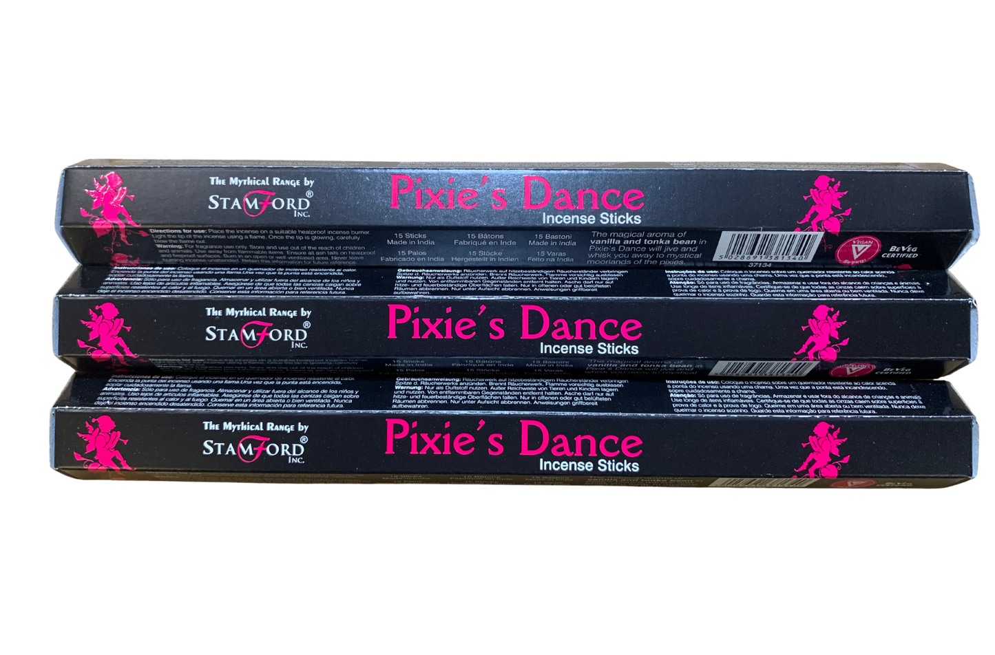 Stamford Pixie’s Dance Incense Sticks – Playful Vanilla Fragrance Stamford