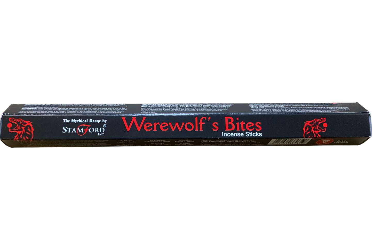Stamford Werewolf’s Bite Incense Sticks – deep frankincense and myrrh blend with smoky spice and resin