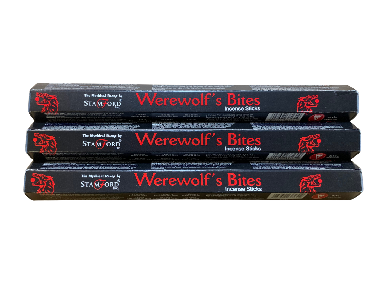 Stamford Werewolf’s Bite Incense Sticks – Frankincense & Myrrh Stamford
