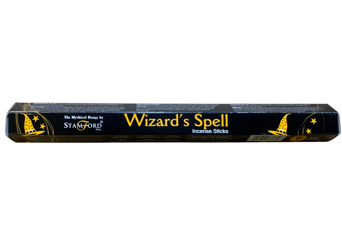 Stamford Wizard’s Spell Incense Sticks – patchouli-based mystical incense with warm woody and resinous undertones