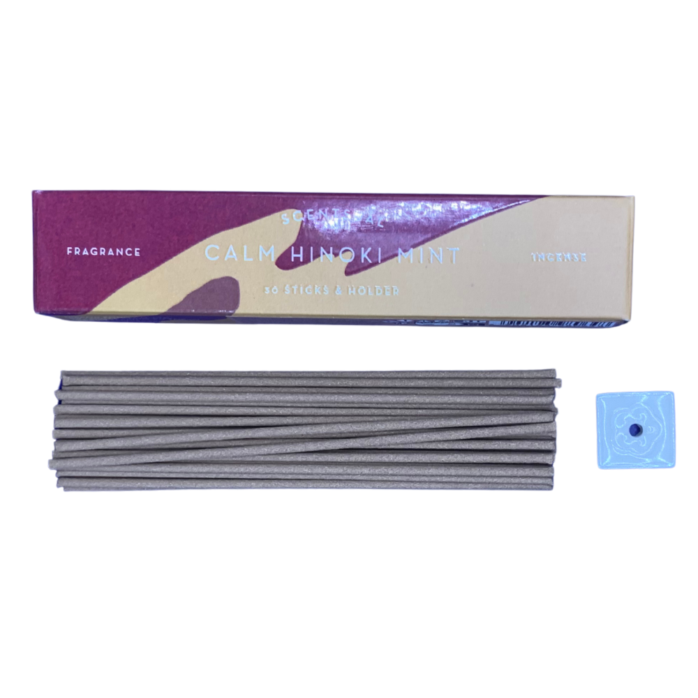 Scentsual Calm Hinoki Mint - Incense Sticks 30 - Minimal Smoke