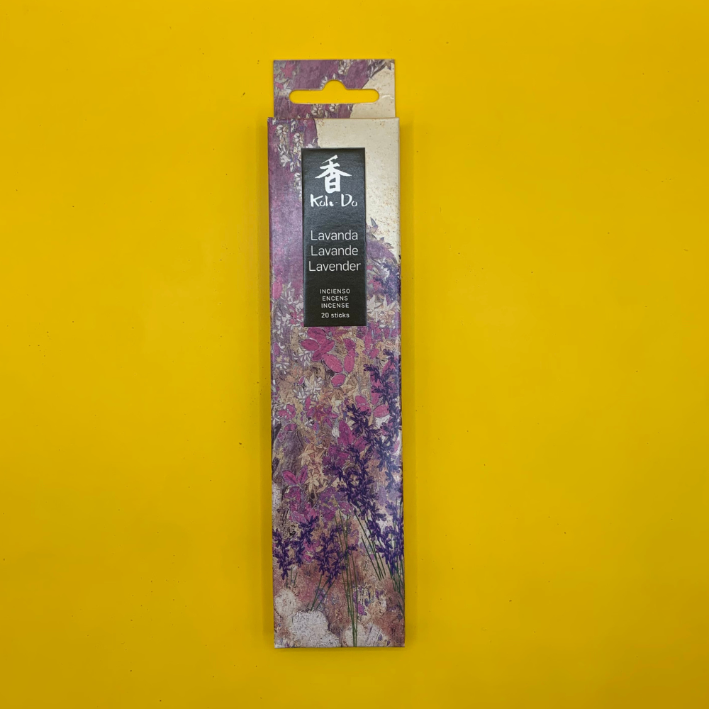 Koh Do Lavender - Japanese Incense Sticks 20 - Floral Calm - Minimal Smoke