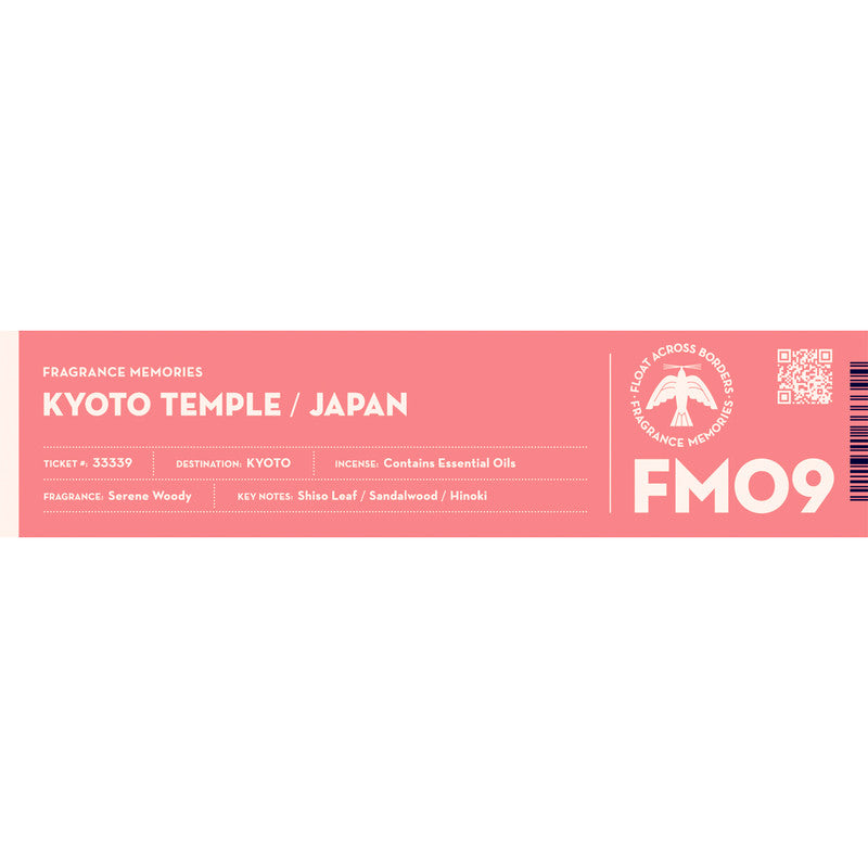 Fragrance Memories Incense Kyoto Temple - Japan