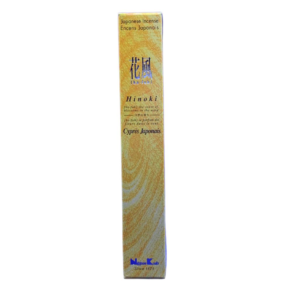 Ka Fuh Hinoki Japanese Cypress Incense - 50 sticks - Minimal Smoke