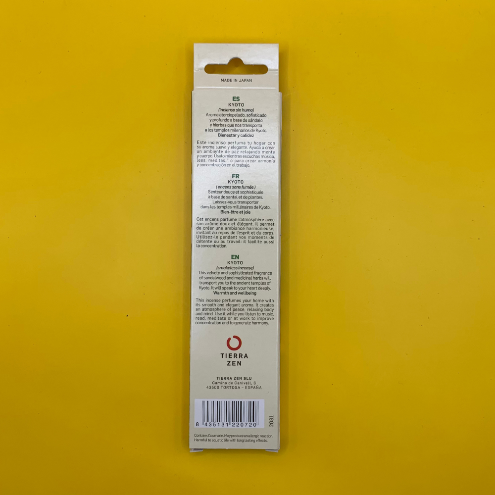 Koh Do Kyoto - Japanese Incense Sticks 20 - Minimal Smoke