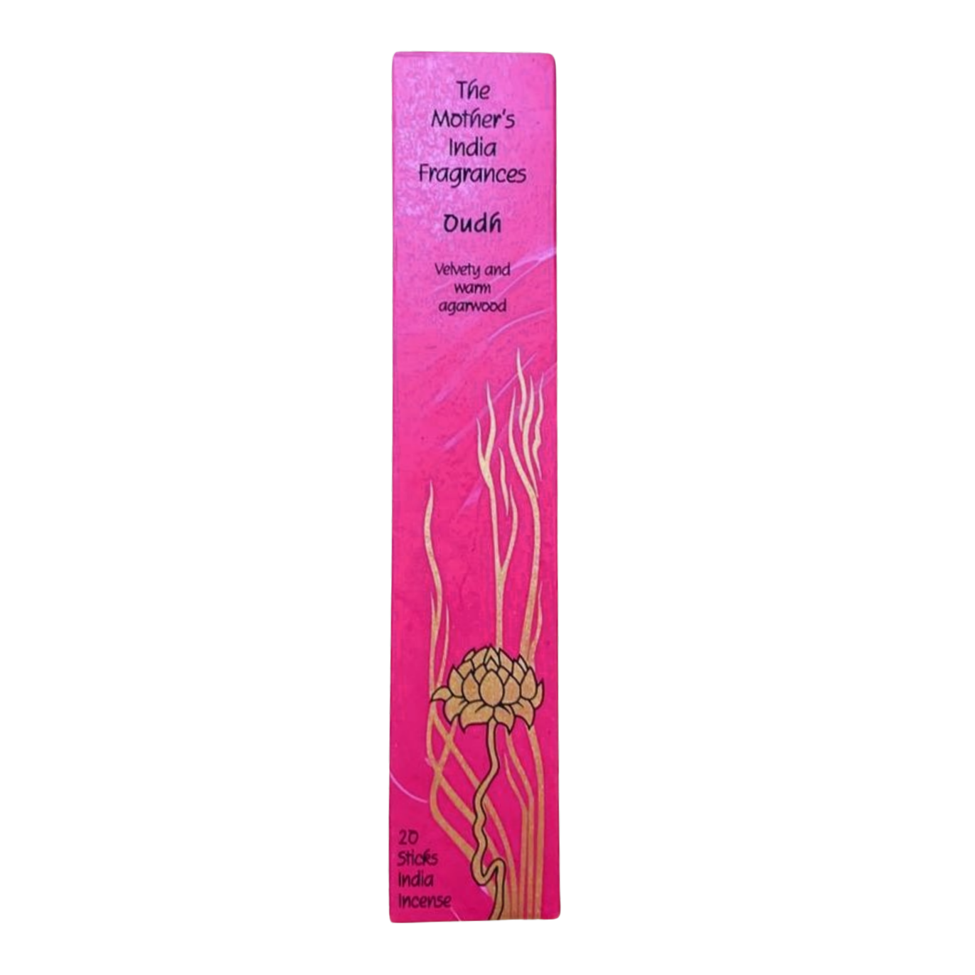 Mother's India Oudh Incense - Agarwood, Earth & Spice Blend (20 Sticks) Fair Trade