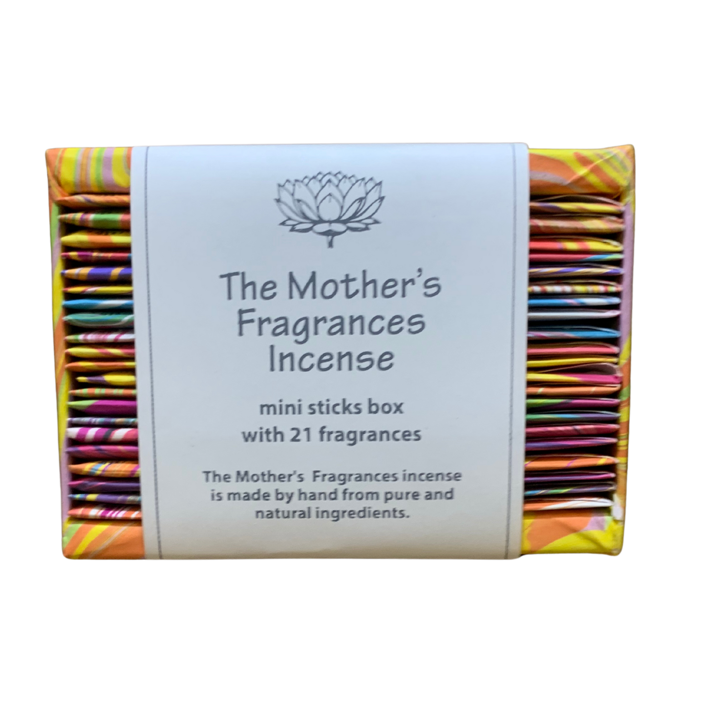The Mother's Fragrances Incense GIFT BOX: 4 mini sticks of 21 fragrances