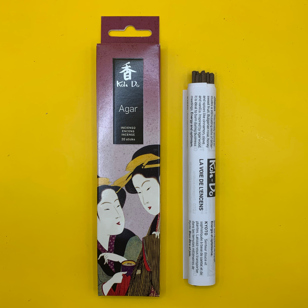 Koh Do Agarwood - Japanese Incense Sticks 20 - Minimal Smoke