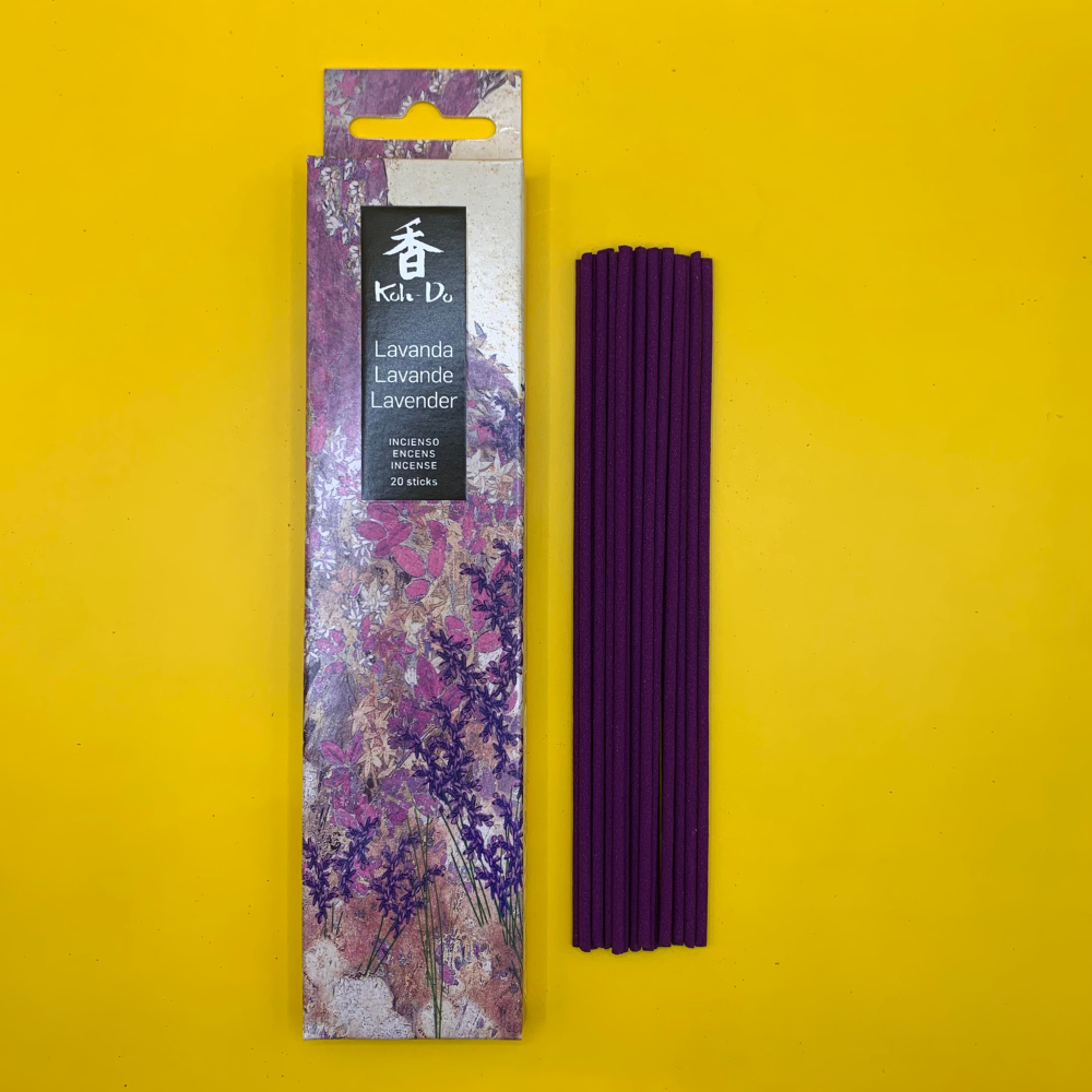 Koh Do Lavender - Japanese Incense Sticks 20 - Floral Calm - Minimal Smoke