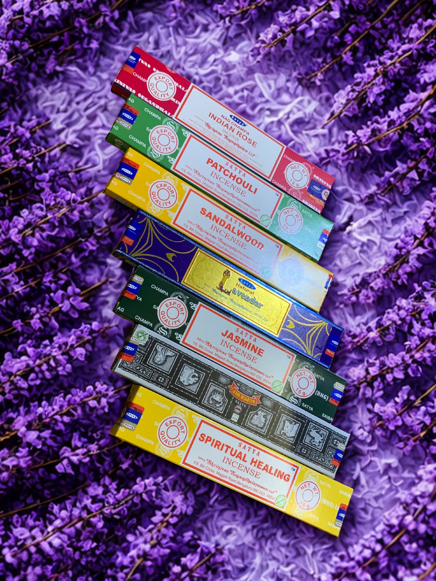 Satya Heart Opening Incense - Compassion & Connection Set | Rose, Jasmine, Patchouli, Lotus, Super Hit | Love & Heart Chakra Ritual