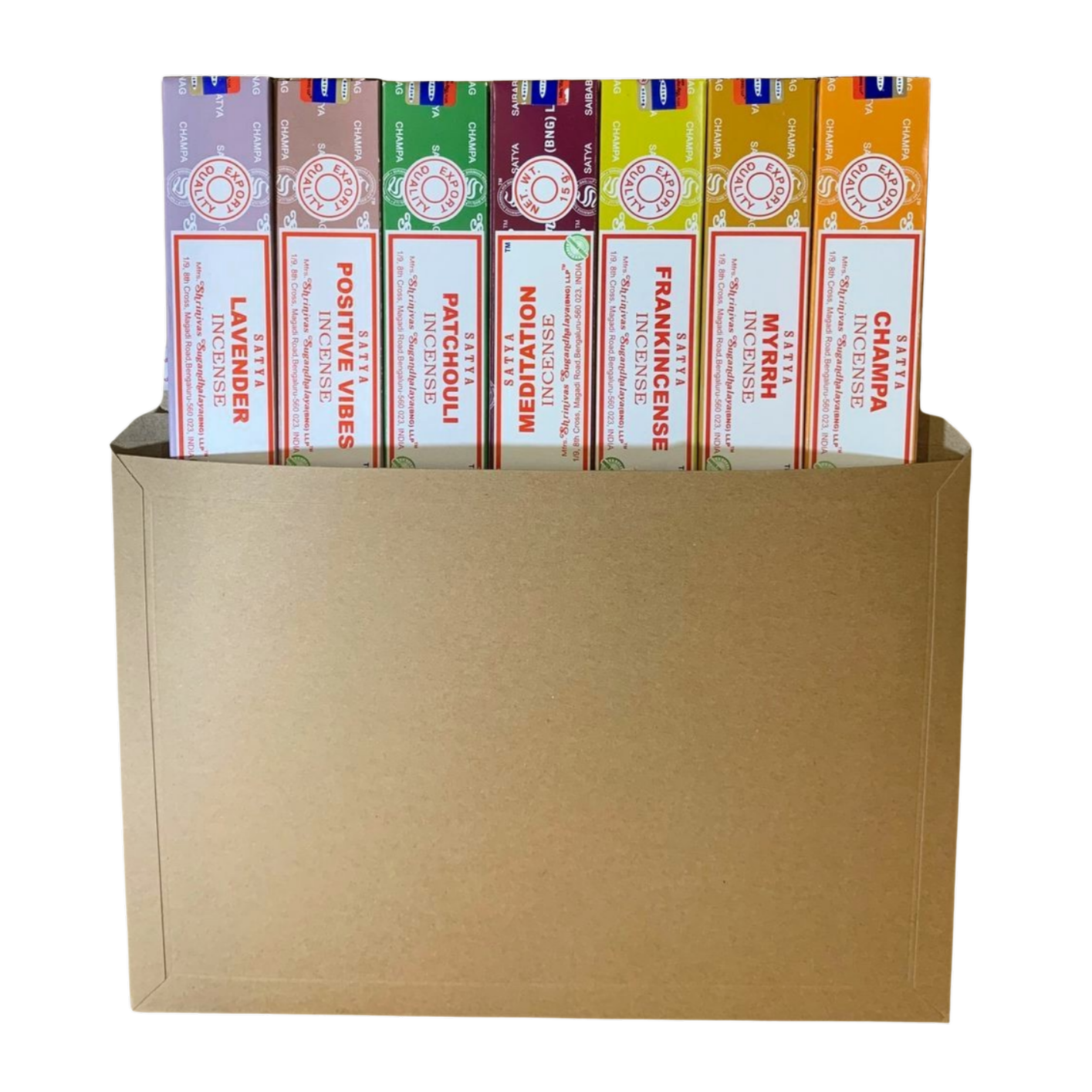 Satya Evening Unwind Incense - Sleep & Restoration Bundle | Lavender, Frankincense, Patchouli, Champa | Night Calm & Dreamy Vibes