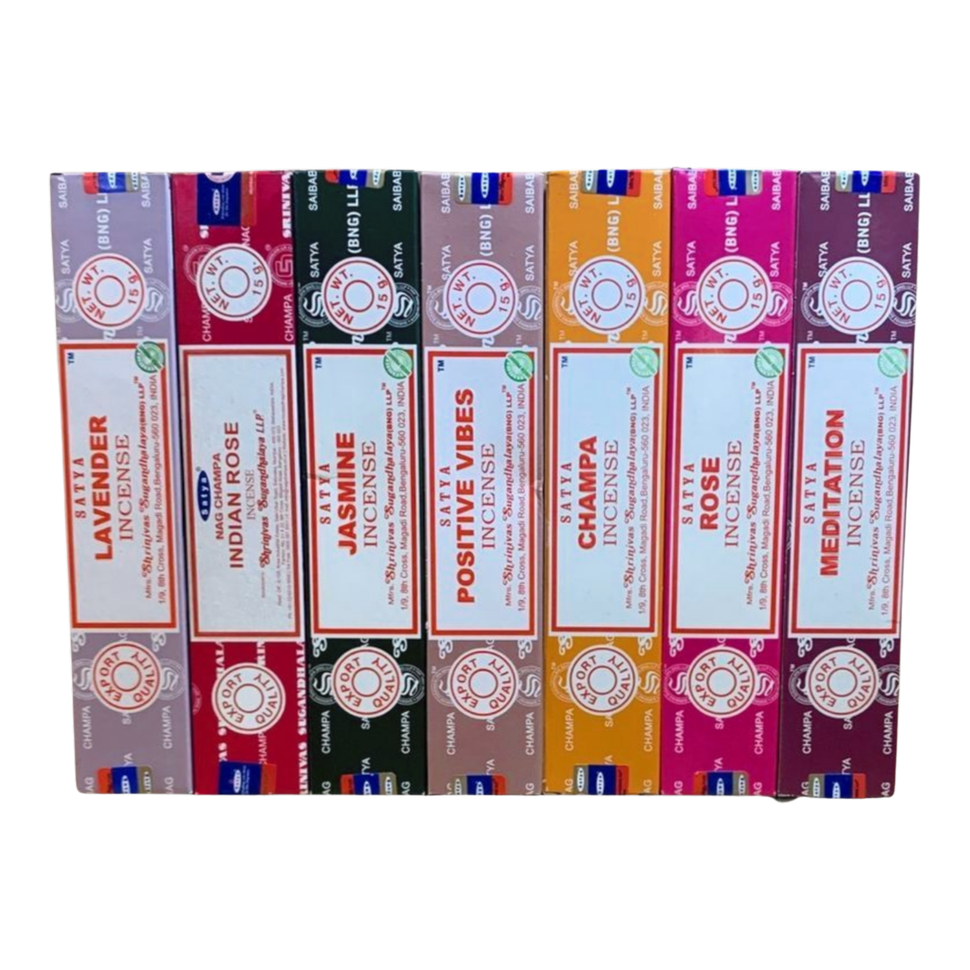 Satya Harmony Within Incense - Women's Wellness Set | Rose, Jasmine, Lavender, Lotus, Tranquility | Hormone Balance & Moon Cycle