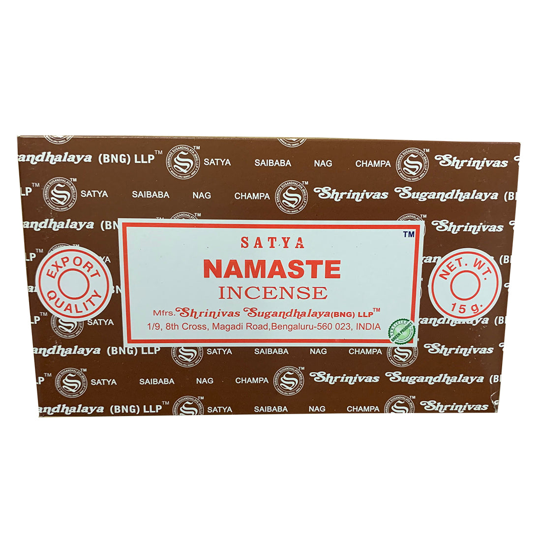 Satya Namaste Incense Sticks – Floral & Earthy Aroma for Yoga, Meditation & Spiritual Connection