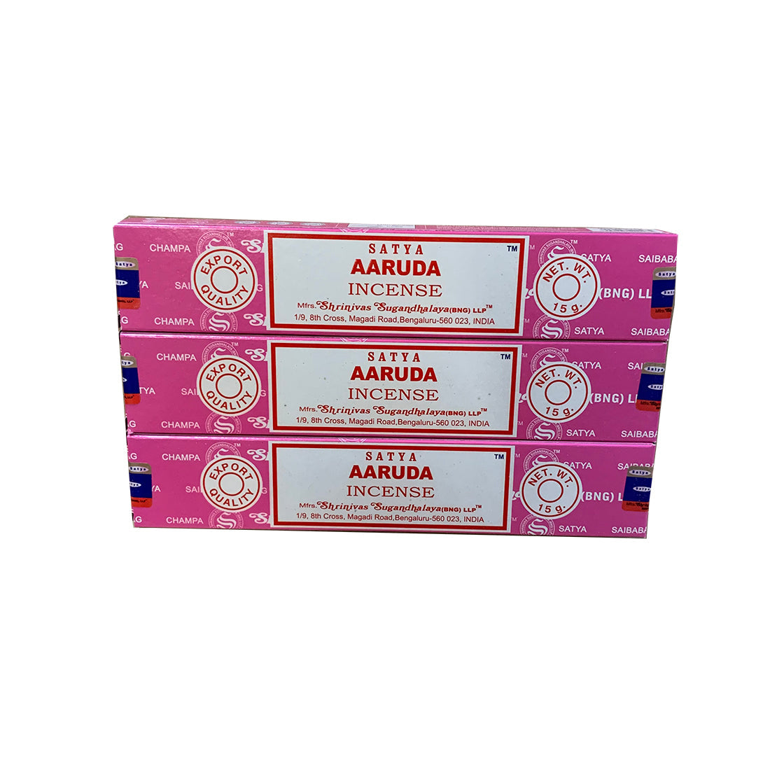 Satya Aaruda Incense Sticks – Herb of Grace for Cleansing, Relaxation & Emotional Balance Satya