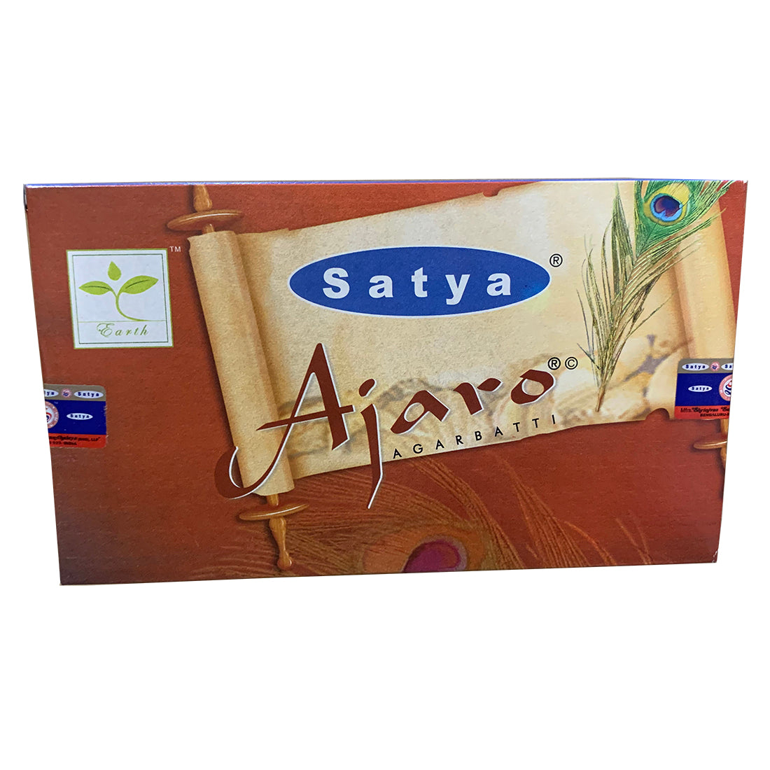 Satya Ajaro Incense Sticks - Energy Boost & Mood Enhancement (Pack of 12g)