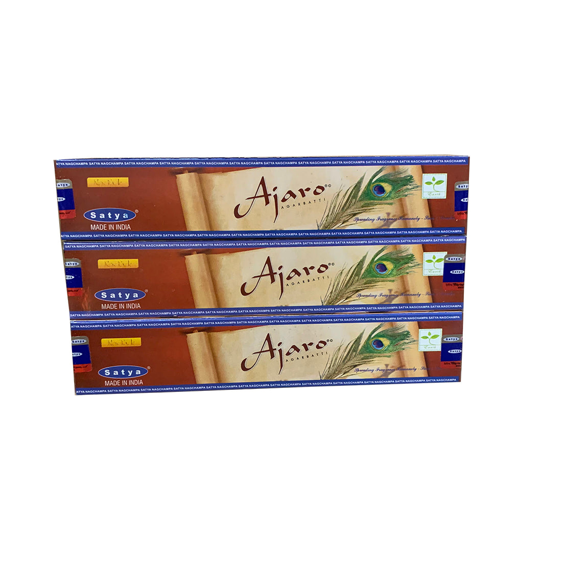 Satya Ajaro Incense Sticks - Energy Boost & Mood Enhancement (Pack of 12g) Satya