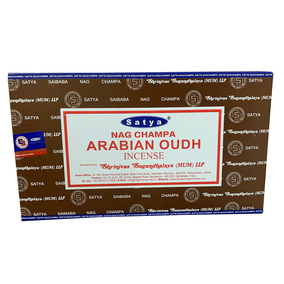 Satya Arabian Oudh Incense Sticks – Focus & Spiritual Practices ~ Woody Scent