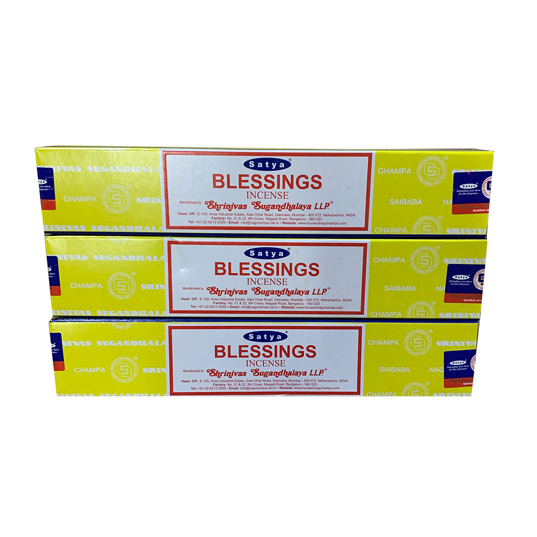 Satya Blessings Incense Sticks – Sandalwood & Floral Blend | Spiritual Gratitude & Blessings