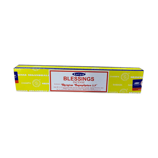 Satya Blessings Incense Sticks – Sandalwood & Floral Blend | Spiritual Gratitude & Blessings