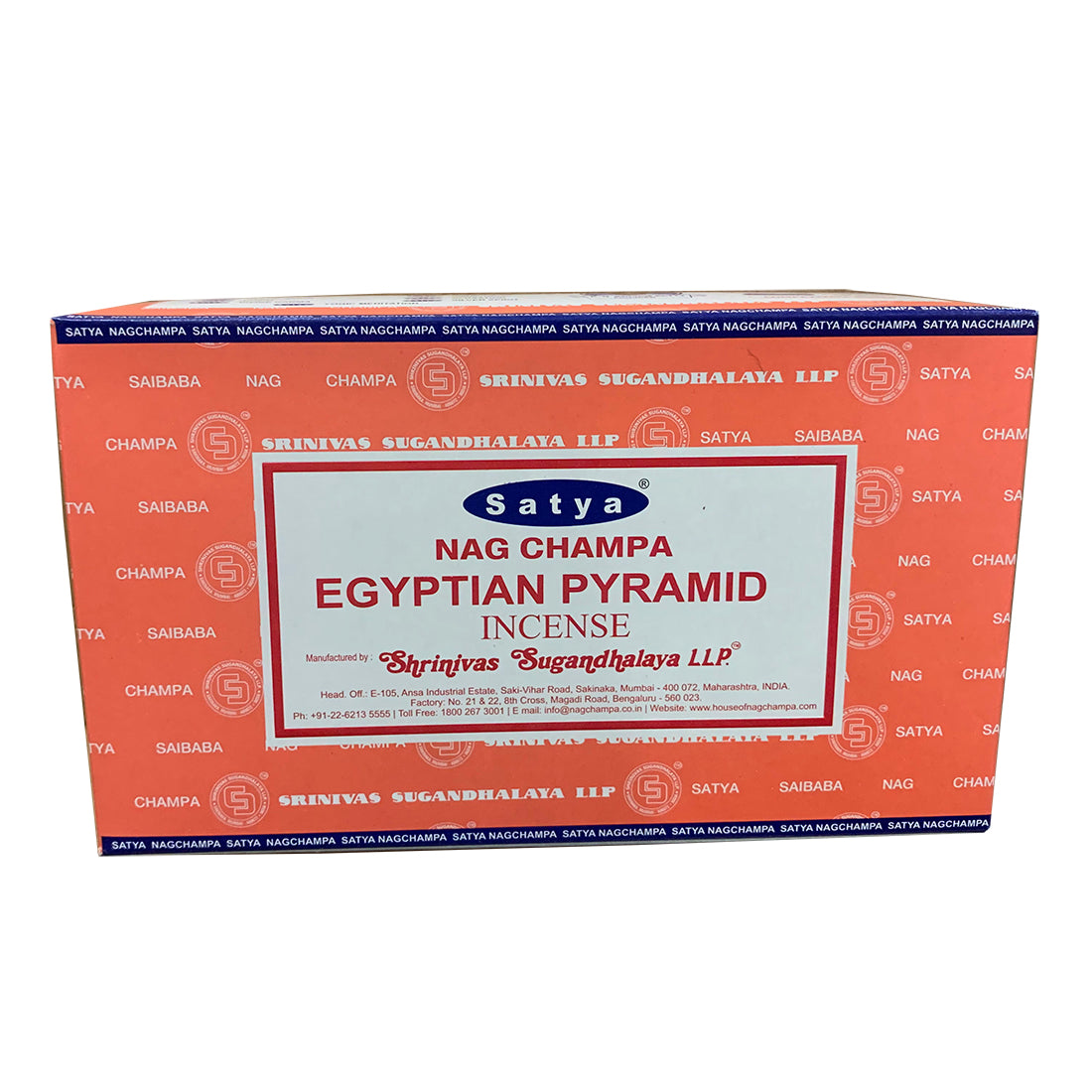 Satya Egyptian Pyramid Incense Sticks – Wisdom & Deep Meditation