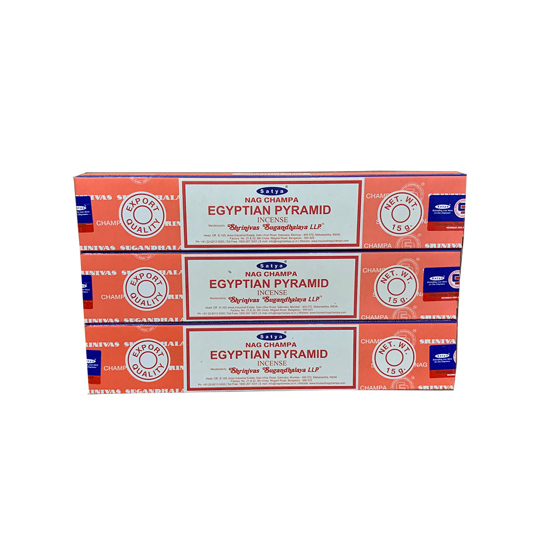 Satya Egyptian Pyramid Incense Sticks – Wisdom & Deep Meditation