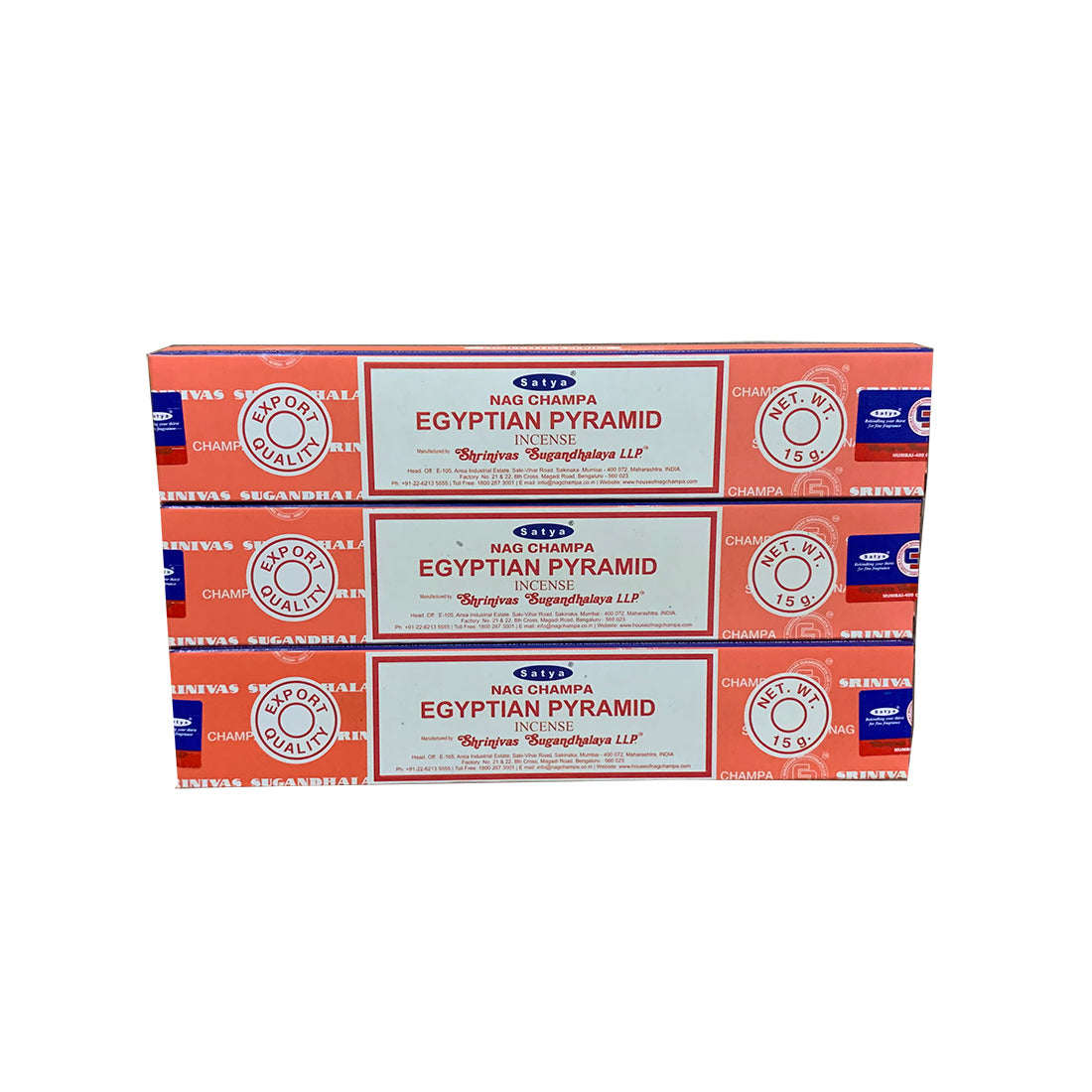 Satya Egyptian Pyramid Incense Sticks – Wisdom & Deep Meditation Satya