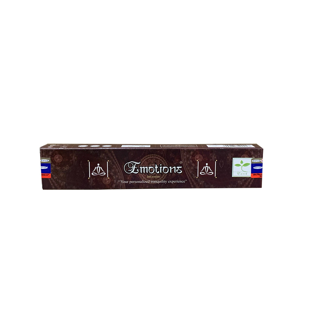 Box of Emotions incense sticks on a white background