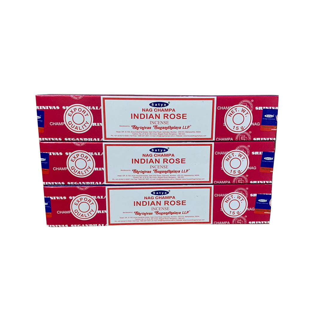 Satya Indian Rose Incense Sticks – Romance & Emotional Harmony