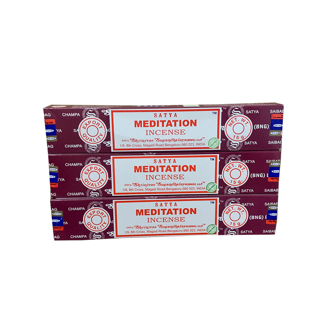 Satya Meditation Incense Sticks – Deep Focus & Inner Peace for Stress Relief & Spiritual Clarity