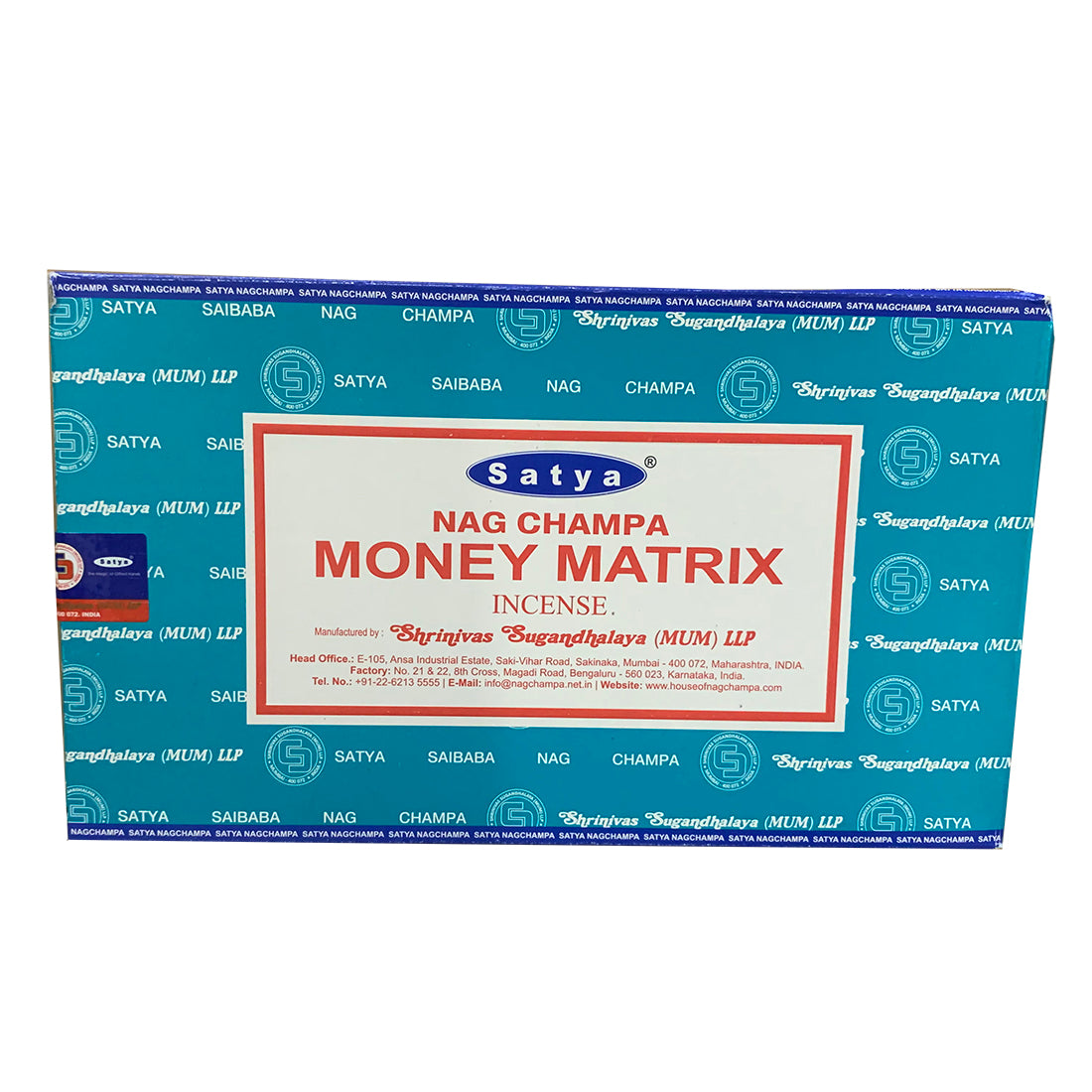 Satya Money Matrix Incense Sticks – Manifestation & Business Success