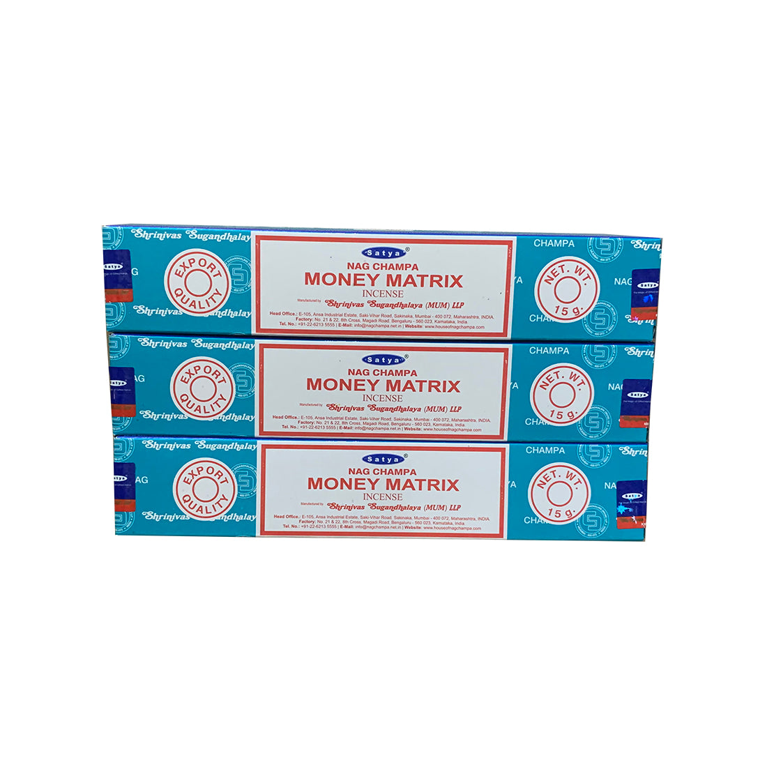 Satya Money Matrix Incense Sticks – Manifestation & Business Success