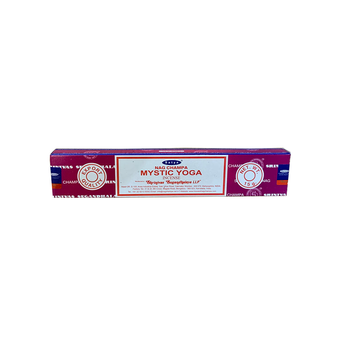 Satya Mystic Yoga Incense Sticks – Yoga Sessions & Mindfulness