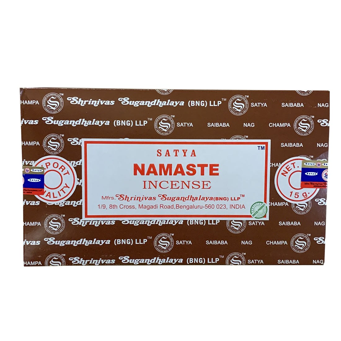 Satya Namaste Incense Sticks – Floral & Earthy Aroma for Yoga, Meditation & Spiritual Connection