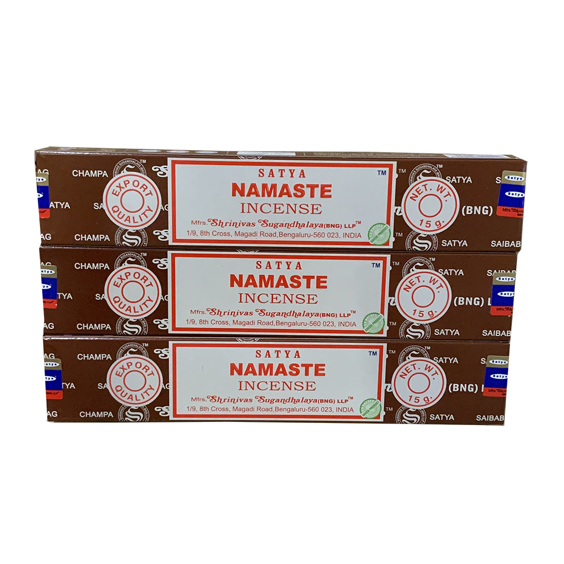 Satya Namaste Incense Sticks – Floral & Earthy Aroma for Yoga, Meditation & Spiritual Connection
