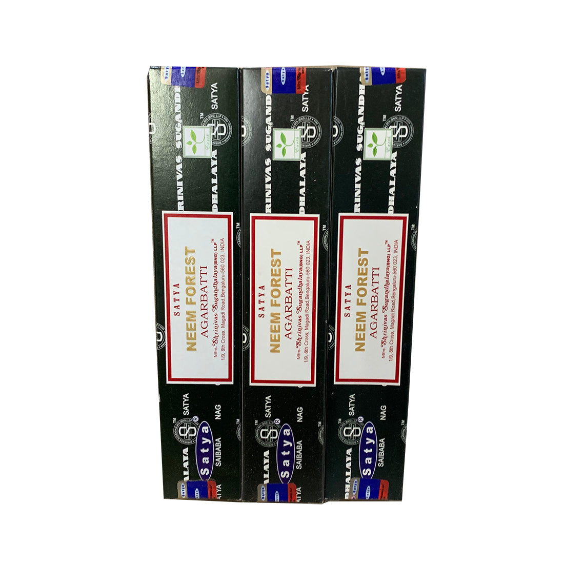 Satya Neem Forest Incense Sticks - Natural Air Purification (Pack of 12g) Satya