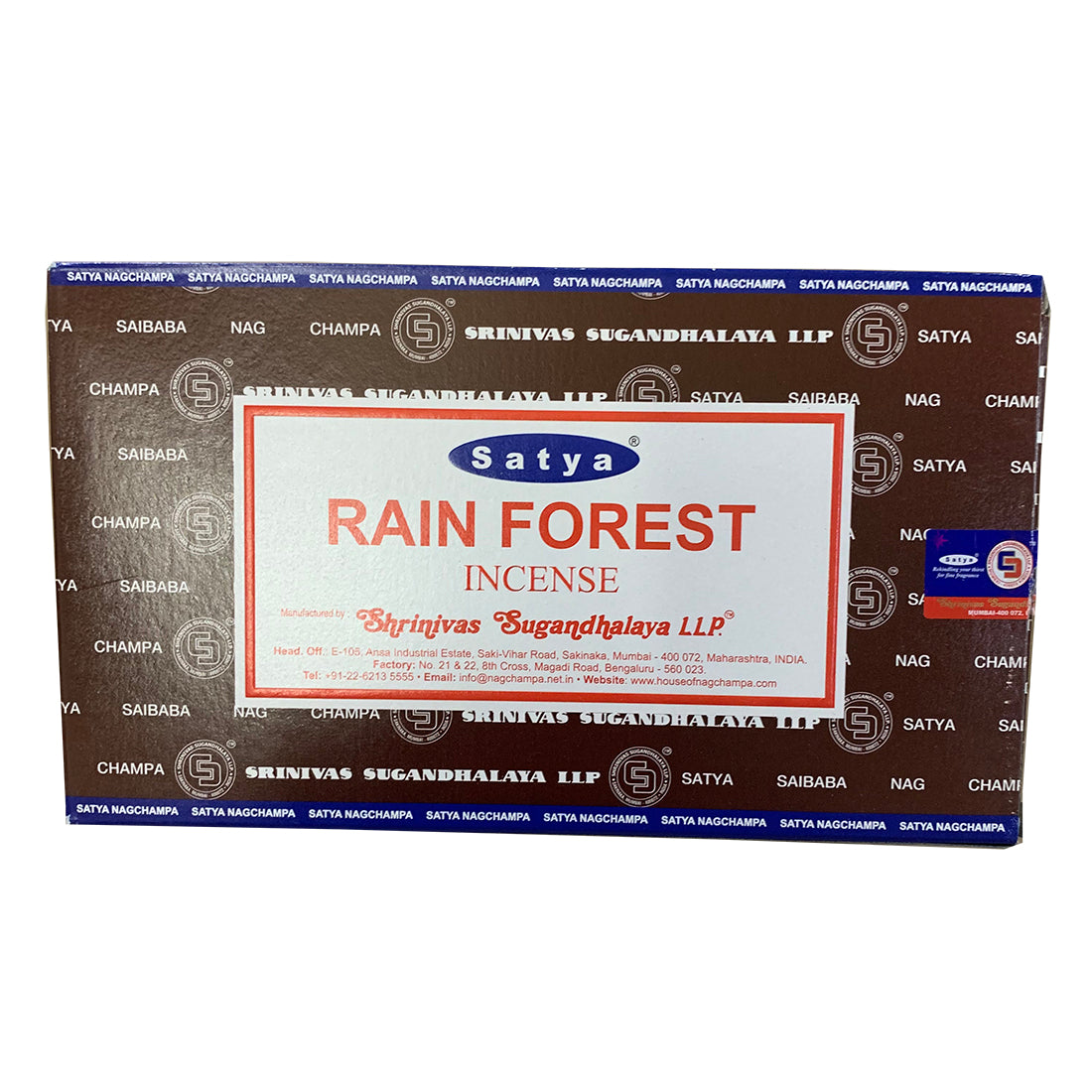 Satya Rain Forest Incense Sticks – Rejuvenation & Nature Connection
